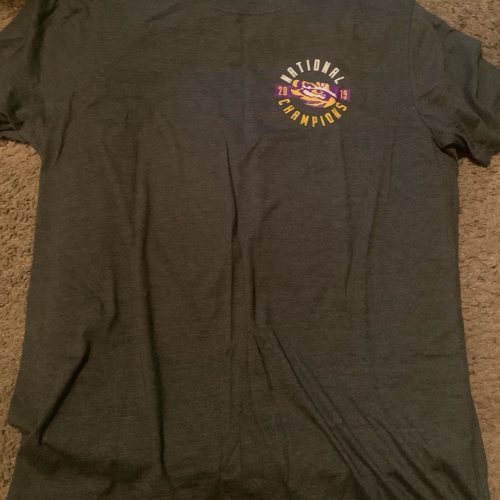 Fanatics Gray National Champions Short Sleeve Tee